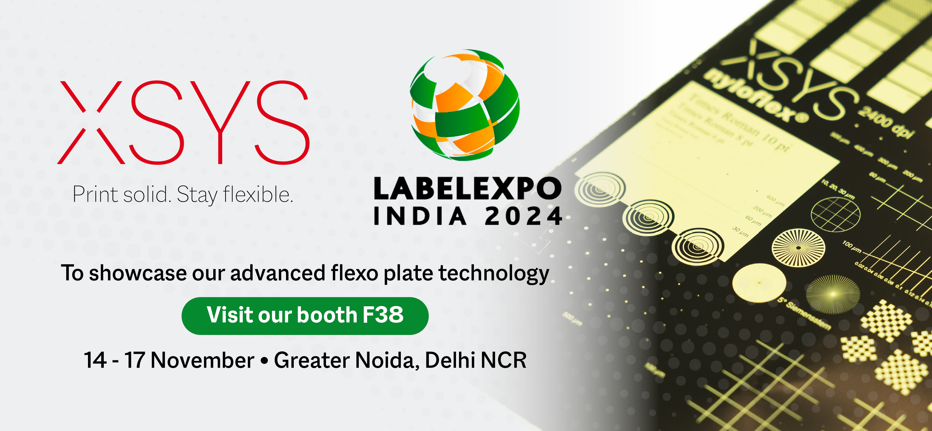 XSYS To Showcase Advanced Flexo Plate Technology At Labelexpo India ...